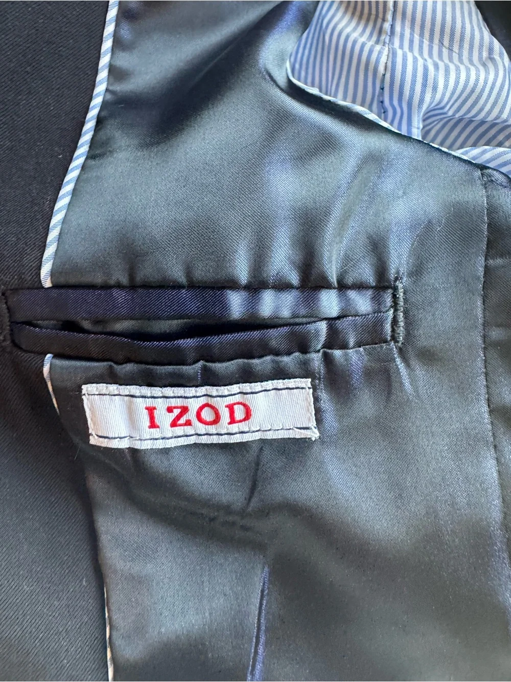 Classic Black Boys 2 button Blazer Tailored Jacket, flap pockets size 7